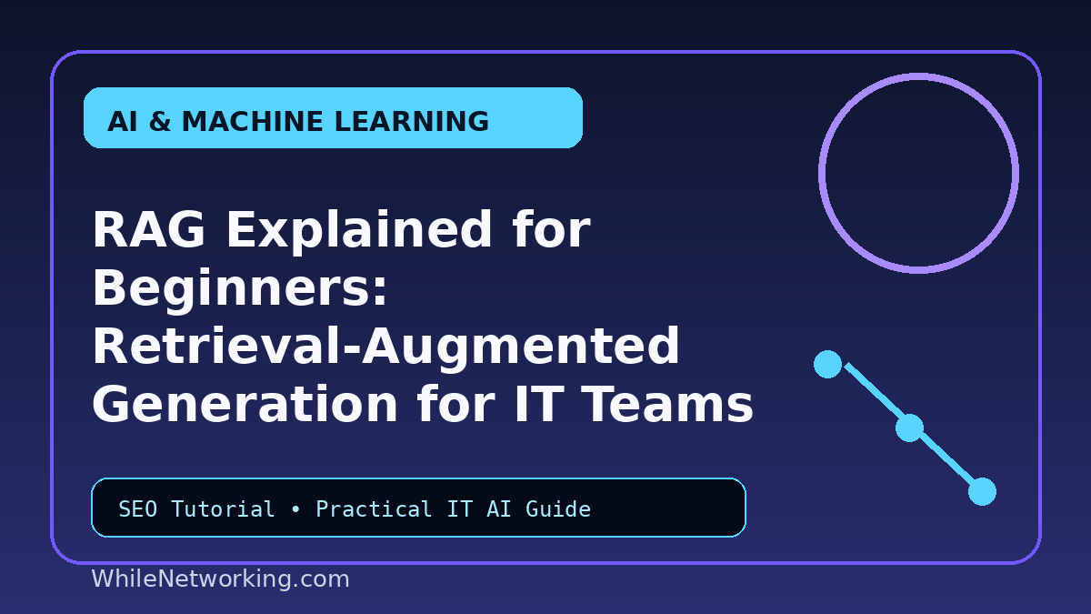 RAG Explained for Beginners: Retrieval-Augmented Generation for IT Teams