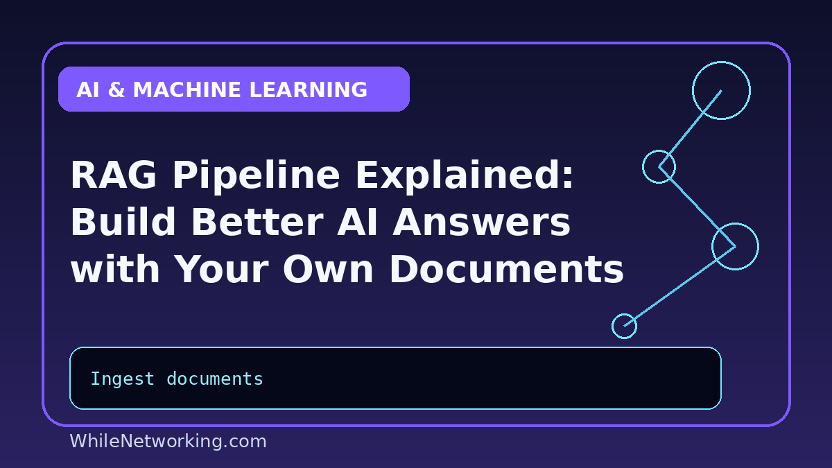 RAG Pipeline Explained: Build Better AI Answers with Your Own Documents