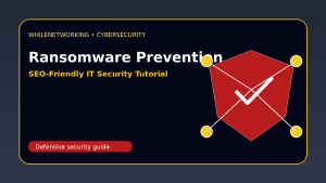Ransomware prevention checklist for IT support teams