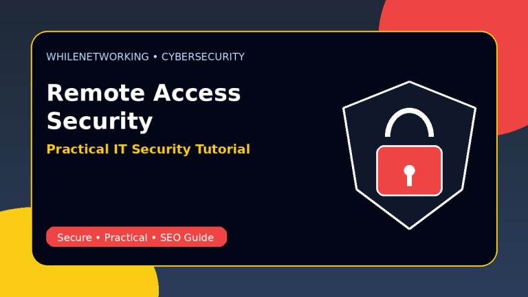 Safe remote access security VPN RDP and SSH best practices