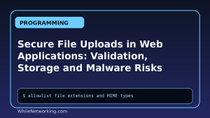 Secure File Uploads in Web Applications: Validation, Storage and Malware Risks
