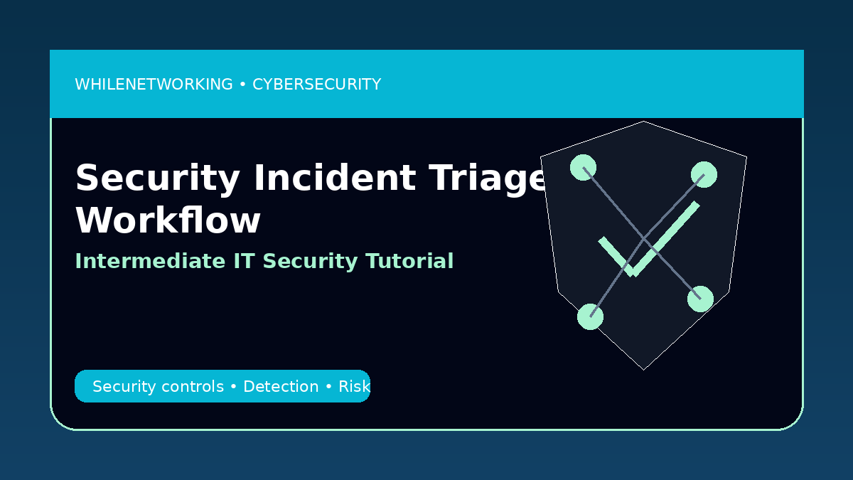 Security incident triage workflow for prioritizing cybersecurity alerts before escalation