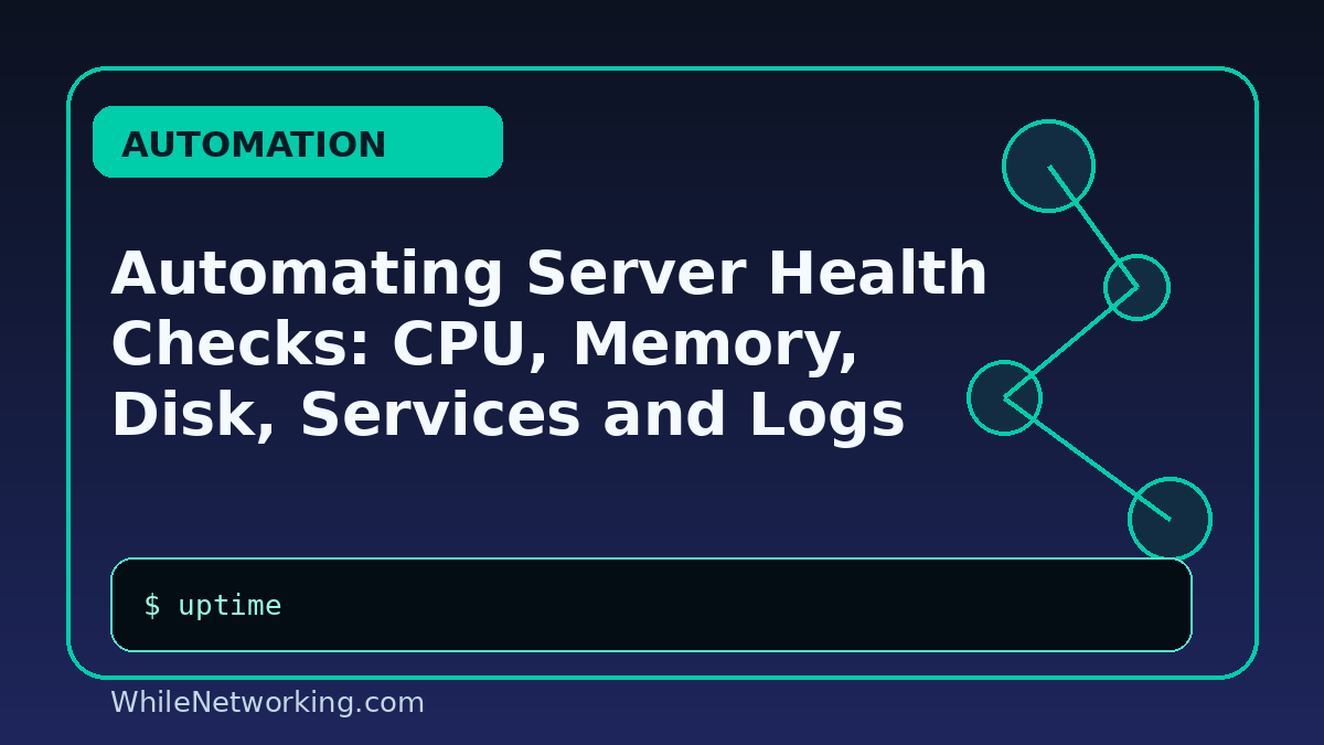 Automating Server Health Checks: CPU, Memory, Disk, Services and Logs