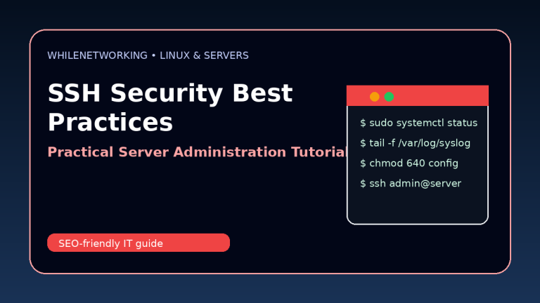 SSH security best practices protect Linux servers tutorial