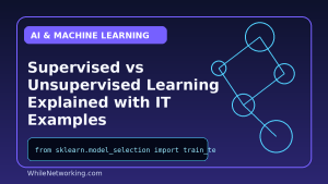 Supervised vs Unsupervised Learning Explained with IT Examples