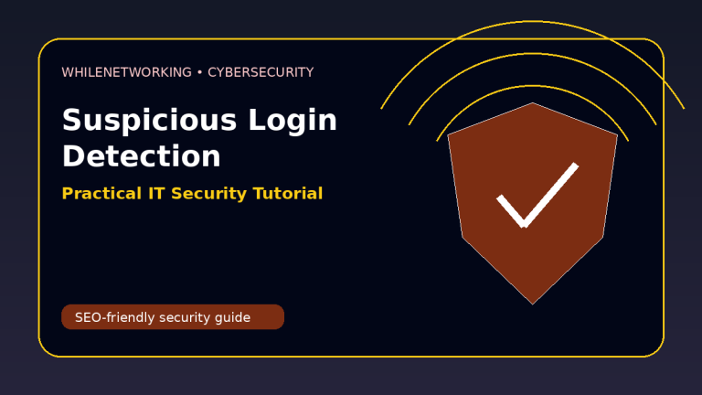 Suspicious login detection what IT teams should check first tutorial