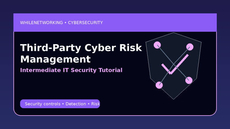 Third party cyber risk management vendor and SaaS security checklist