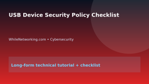 USB Device Security Policy Checklist featured image