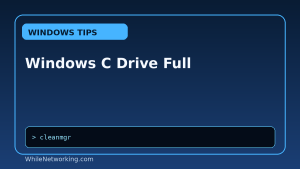Windows C Drive Full featured image