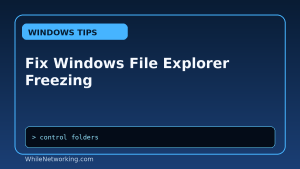 Fix Windows File Explorer Freezing featured image