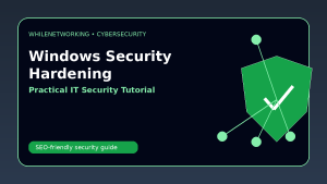Windows PC security hardening checklist for small office computers