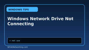 Windows Network Drive Not Connecting featured image