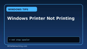 Windows Printer Not Printing featured image