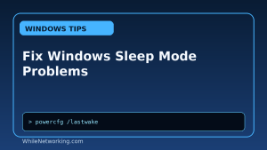 Fix Windows Sleep Mode Problems featured image