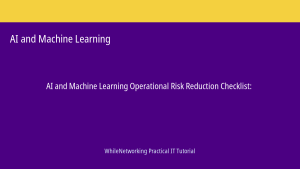 AI and Machine Learning tutorial featured image: Operational Risk Reduction Checklist
