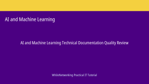 AI and Machine Learning tutorial featured image: Technical Documentation Quality Review
