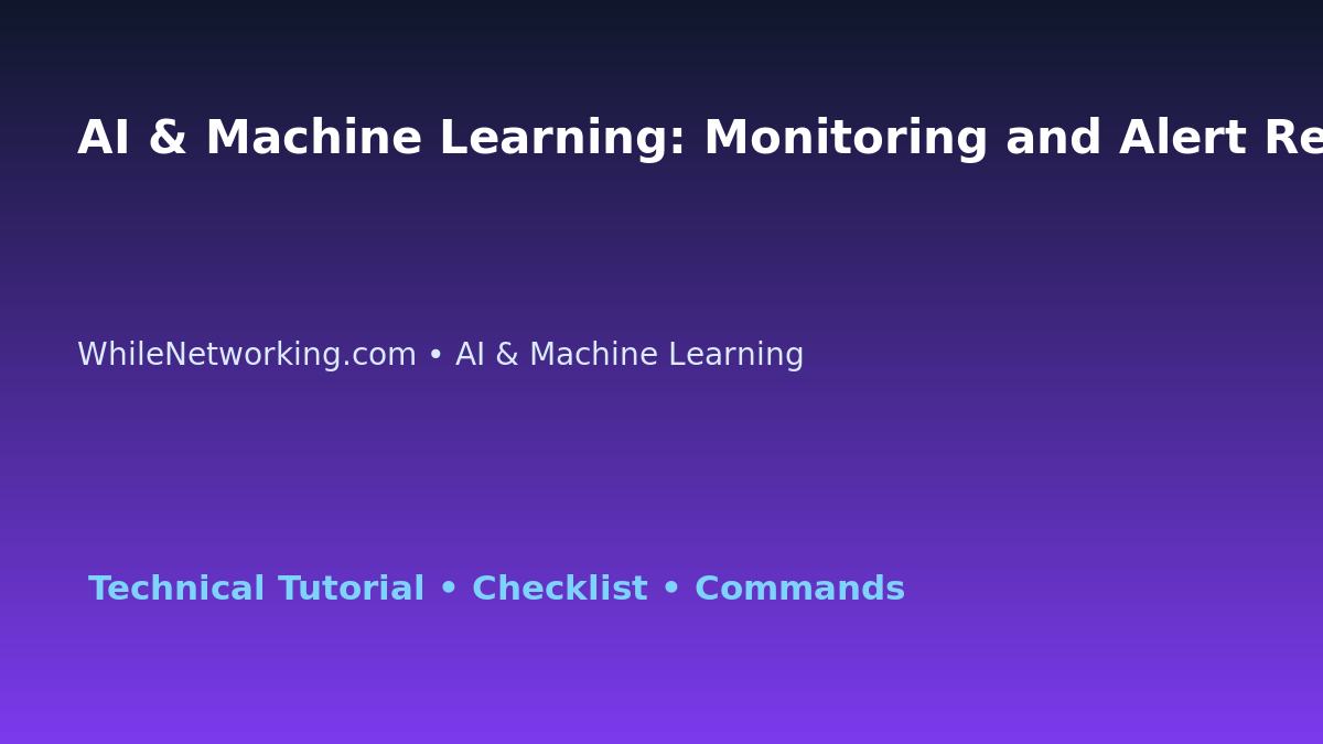 AI & Machine Learning: Monitoring and Alert Review for IT Professionals featured image