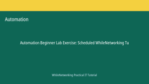 Automation tutorial featured image: Beginner Lab Exercise