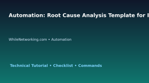 Automation: Root Cause Analysis Template for IT Professionals featured image