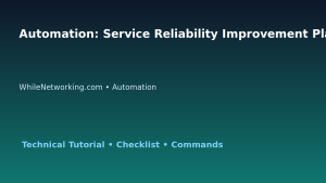 Automation: Service Reliability Improvement Plan for IT Professionals featured image