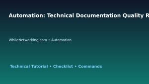 Automation: Technical Documentation Quality Review for IT Professionals featured image