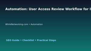 Automation: User Access Review Workflow for IT Professionals featured image