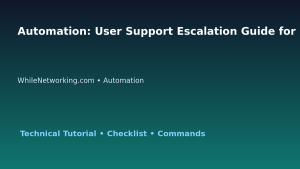 Automation: User Support Escalation Guide for IT Professionals featured image