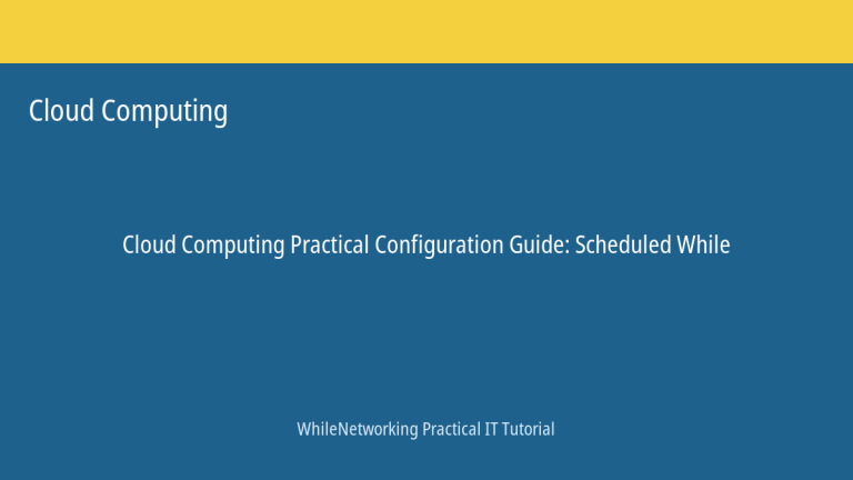 Cloud Computing tutorial featured image: Practical Configuration Guide