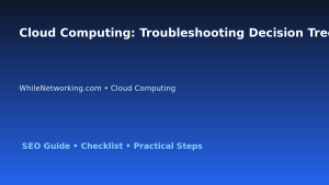 Cloud Computing: Troubleshooting Decision Tree for IT Professionals featured image