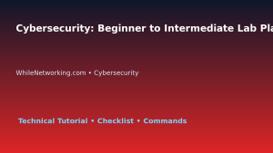Cybersecurity: Beginner to Intermediate Lab Plan for IT Professionals featured image