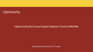 Cybersecurity tutorial featured image: Root Cause Analysis Playbook