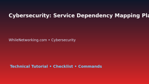 Cybersecurity: Service Dependency Mapping Plan for IT Professionals featured image