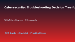 Cybersecurity: Troubleshooting Decision Tree for IT Professionals featured image