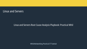 Linux and Servers tutorial featured image: Root Cause Analysis Playbook