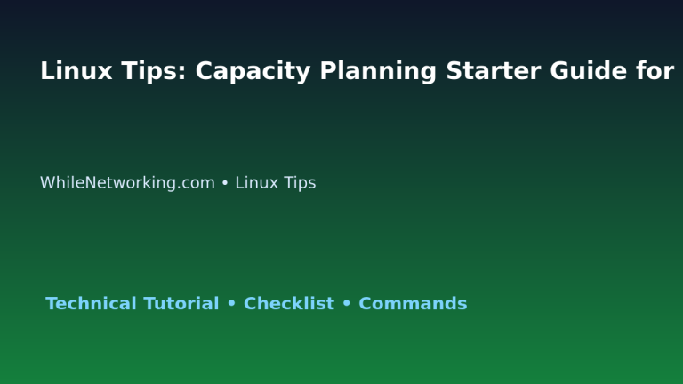 Linux Tips: Capacity Planning Starter Guide for IT Professionals 3 Linux Tips: Capacity Planning Starter Guide for IT Professionals featured image