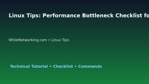 Linux Tips: Performance Bottleneck Checklist for IT Professionals featured image