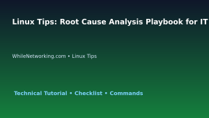 Linux Tips: Root Cause Analysis Playbook for IT Professionals featured image