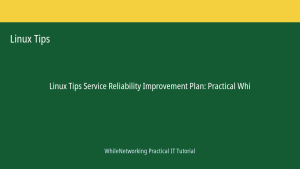Linux Tips tutorial featured image: Service Reliability Improvement Plan