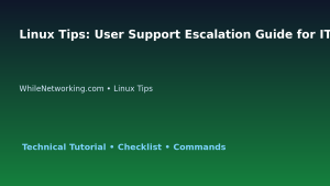Linux Tips: User Support Escalation Guide for IT Professionals featured image