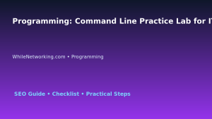 Programming: Command Line Practice Lab for IT Professionals featured image