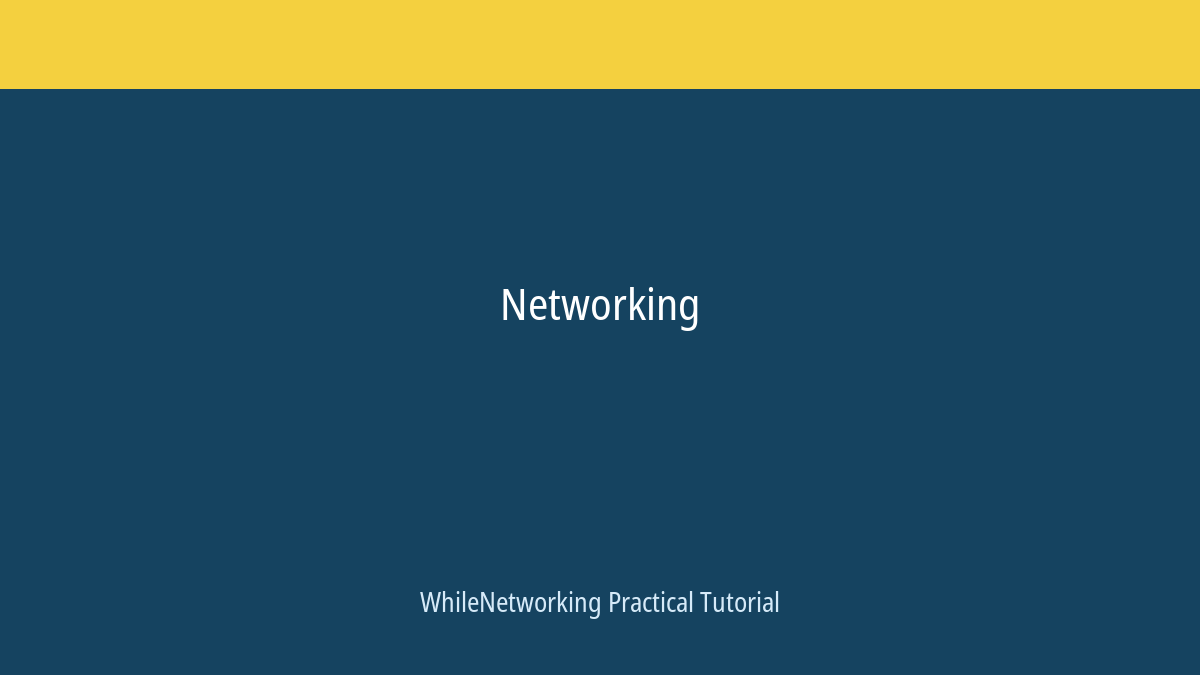 Networking scheduled post featured image