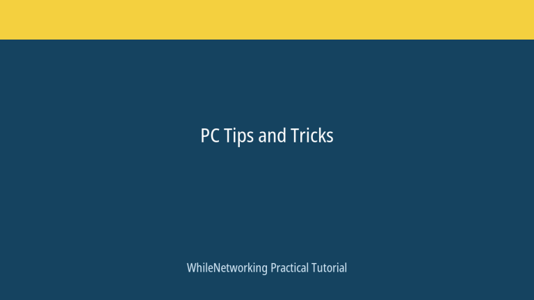 PC Tips and Tricks scheduled post featured image