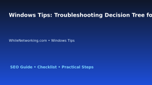 Windows Tips: Troubleshooting Decision Tree for IT Professionals featured image