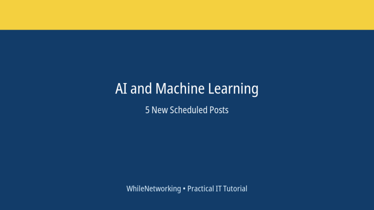 AI and Machine Learning scheduled post featured image