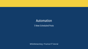 Automation scheduled post featured image