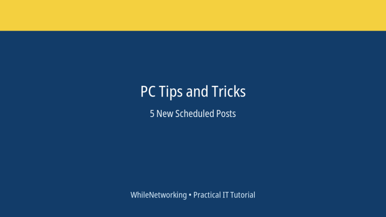 PC Tips and Tricks 30-Day Skill Builder: Practical Tutorial for the Next 30 Days 2 PC Tips and Tricks scheduled post featured image